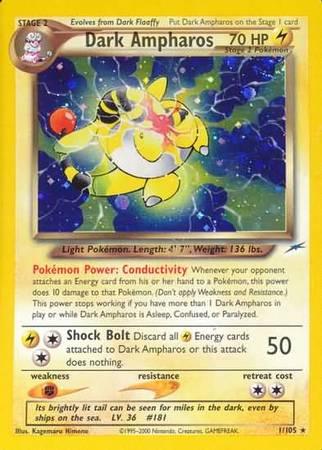 Dark Ampharos (1/105) [Neo Destiny Unlimited] (Online Only)