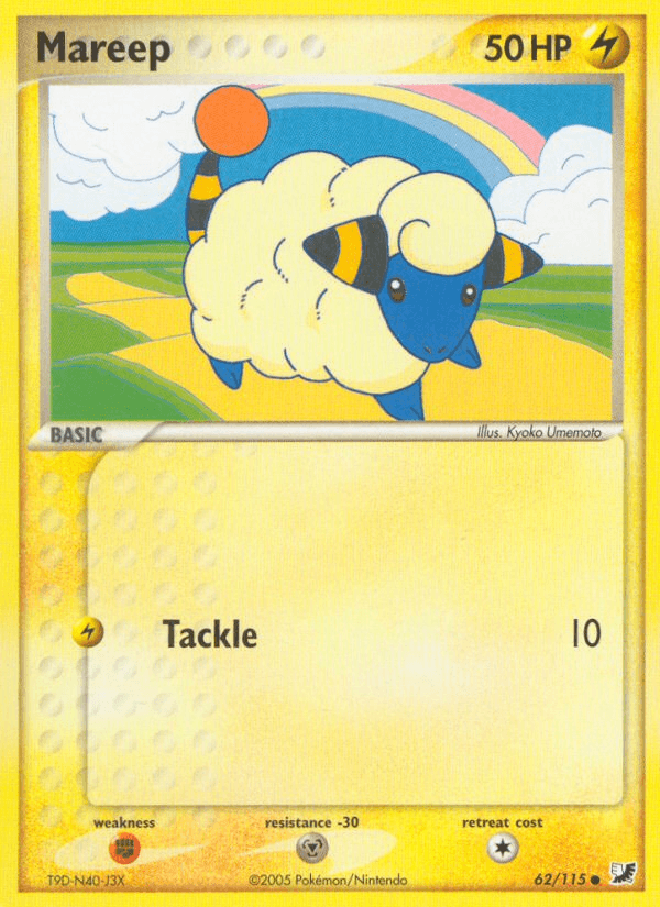 Mareep (62/115) [EX: Unseen Forces] (Online Only)