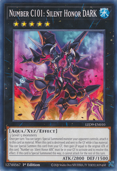 Number C101: Silent Honor DARK [LED9-EN010] Common (ONLINE ORDER ONLY)