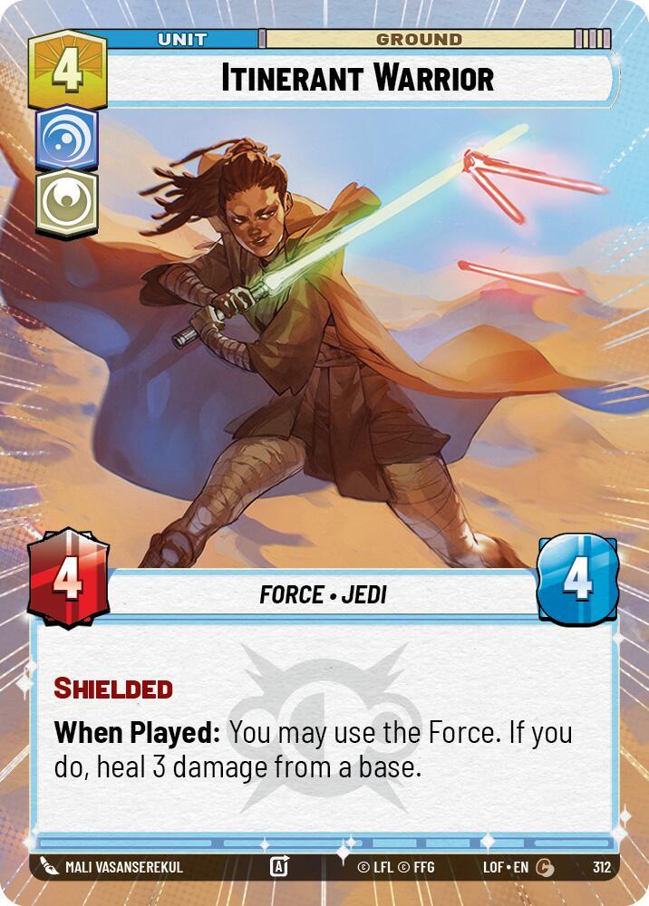 Itinerant Warrior (312) (Hyperspace) (312) [Legends of the Force] (ONLINE ORDER ONLY)