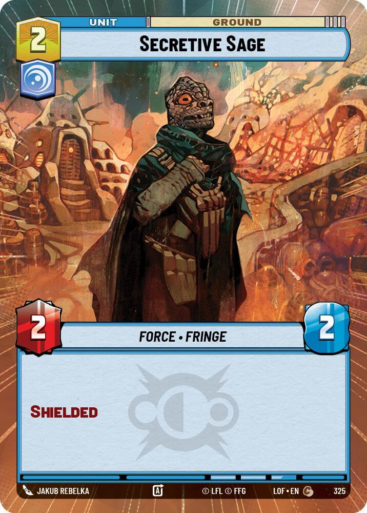 Secretive Sage (325) (Hyperspace) (325) [Legends of the Force] (ONLINE ORDER ONLY)