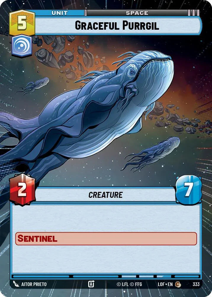 Graceful Purrgil (333) (Hyperspace) (333) [Legends of the Force] (ONLINE ORDER ONLY)