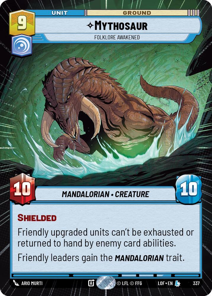 Mythosaur (337) - Folklore Awakened (Hyperspace) (337) [Legends of the Force] (ONLINE ORDER ONLY)