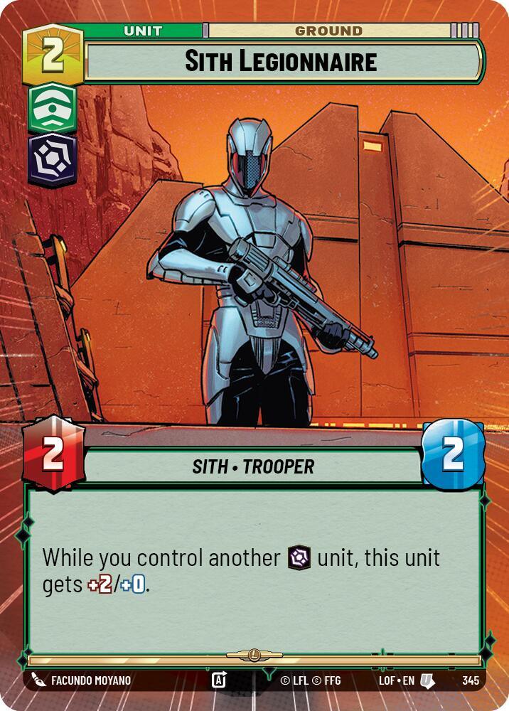 Sith Legionnaire (345) (Hyperspace) (345) [Legends of the Force] (ONLINE ORDER ONLY)