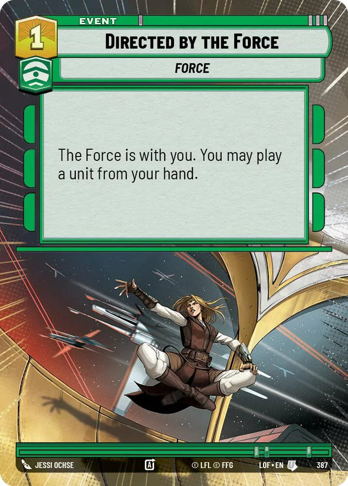 Directed by the Force (387) (Hyperspace) (387) [Legends of the Force] (ONLINE ORDER ONLY)