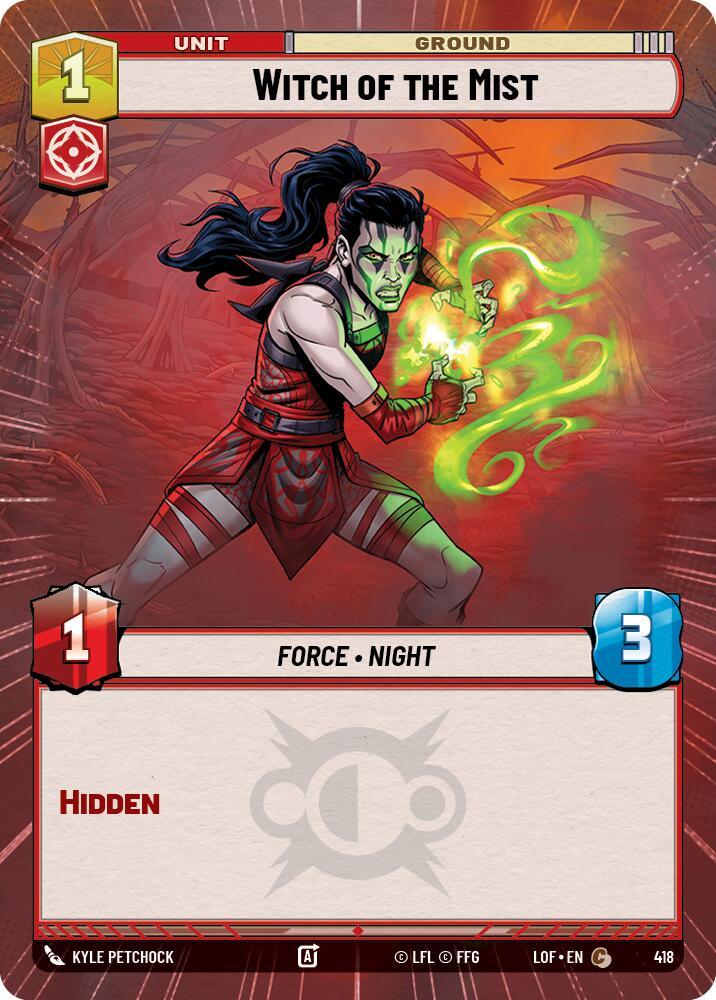 Witch of the Mist (418) (Hyperspace) (418) [Legends of the Force] (ONLINE ORDER ONLY)