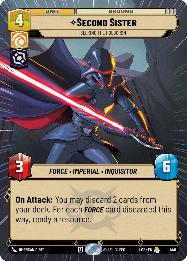 Second Sister (448) - Seeking the Holocron (Hyperspace) (448) [Legends of the Force] (ONLINE ORDER ONLY)