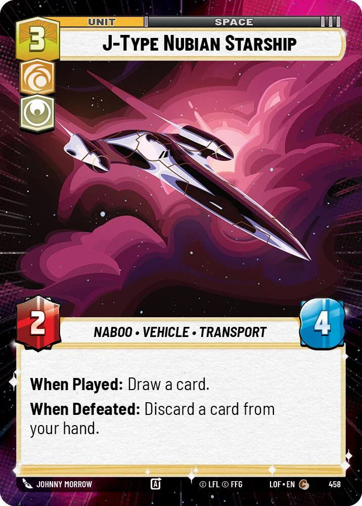 J-Type Nubian Starship (458) (Hyperspace) (458) [Legends of the Force] (ONLINE ORDER ONLY)