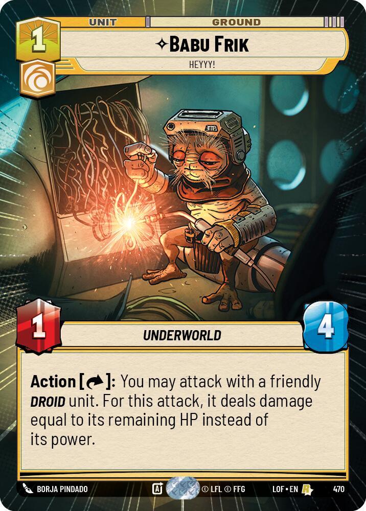 Babu Frik (470) - Heyyy! (Hyperspace) (470) [Legends of the Force] (ONLINE ORDER ONLY)