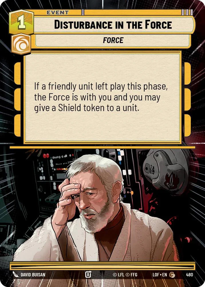 Disturbance in the Force (480) (Hyperspace) (480) [Legends of the Force] (ONLINE ORDER ONLY)