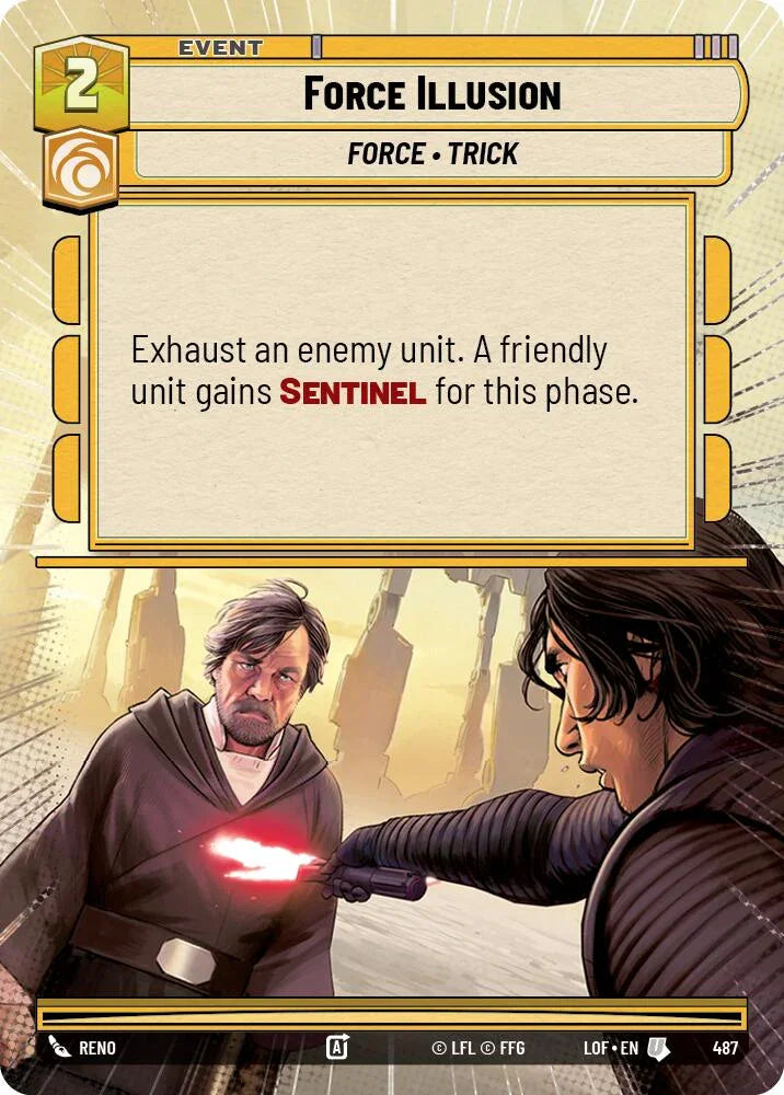 Force Illusion (487) (Hyperspace) (487) [Legends of the Force] (ONLINE ORDER ONLY)