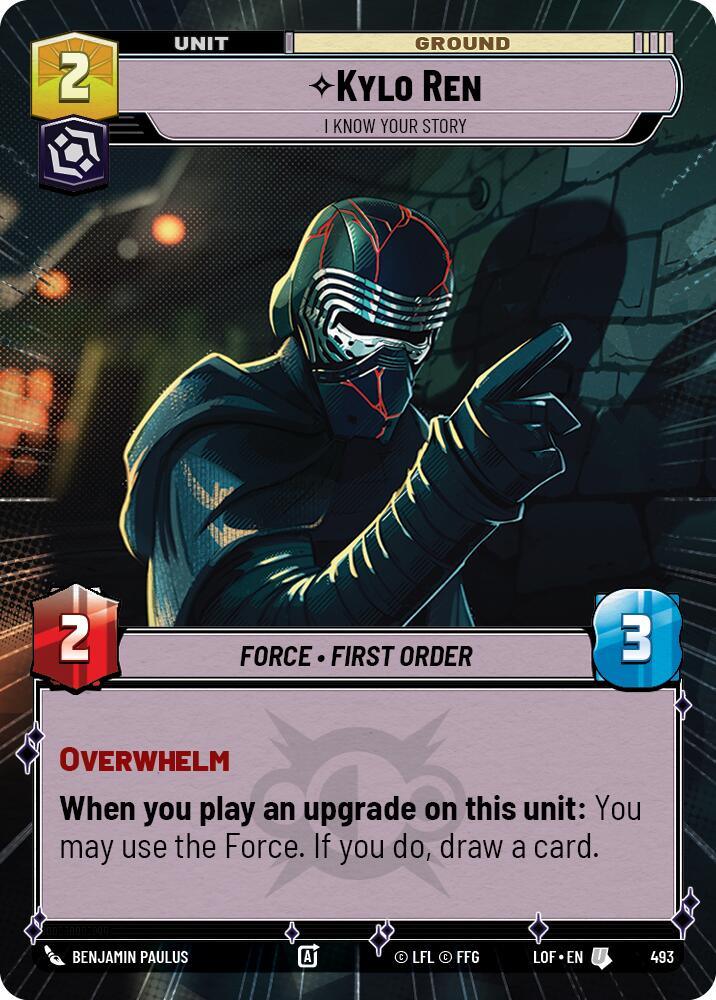 Kylo Ren (493) - I Know Your Story (Hyperspace) (493) [Legends of the Force] (ONLINE ORDER ONLY)