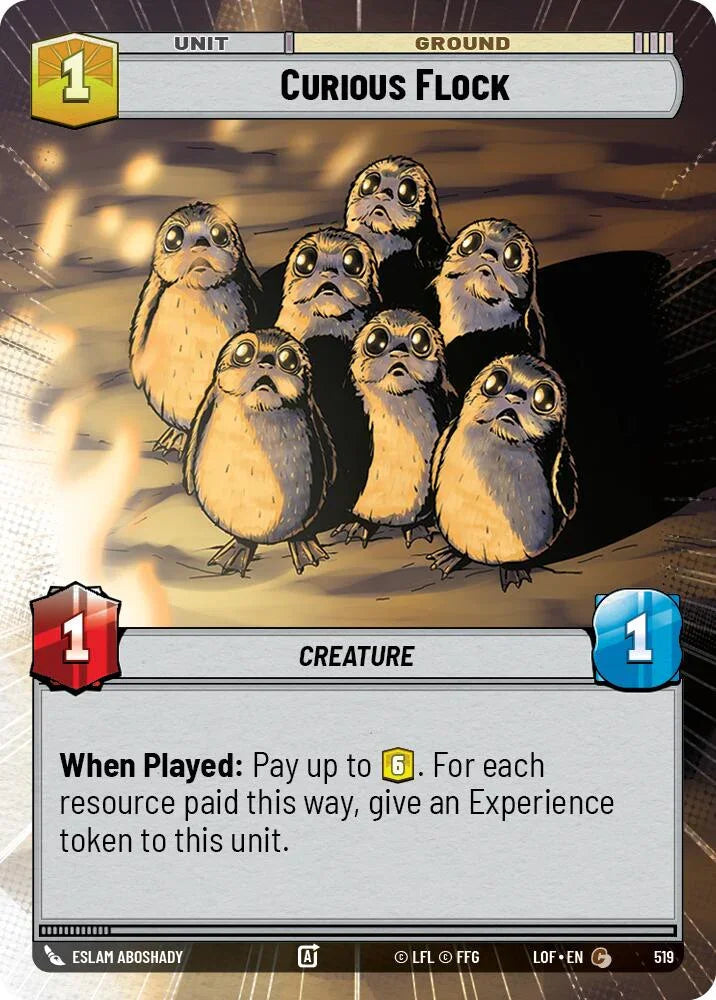 Curious Flock (519) (Hyperspace) (519) [Legends of the Force] (ONLINE ORDER ONLY)