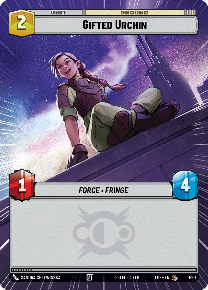 Gifted Urchin (520) (Hyperspace) (520) [Legends of the Force] (ONLINE ORDER ONLY)