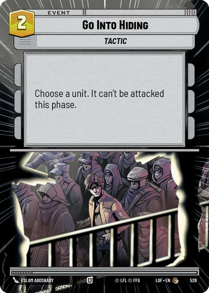 Go Into Hiding (526) (Hyperspace) (526) [Legends of the Force] (ONLINE ORDER ONLY)