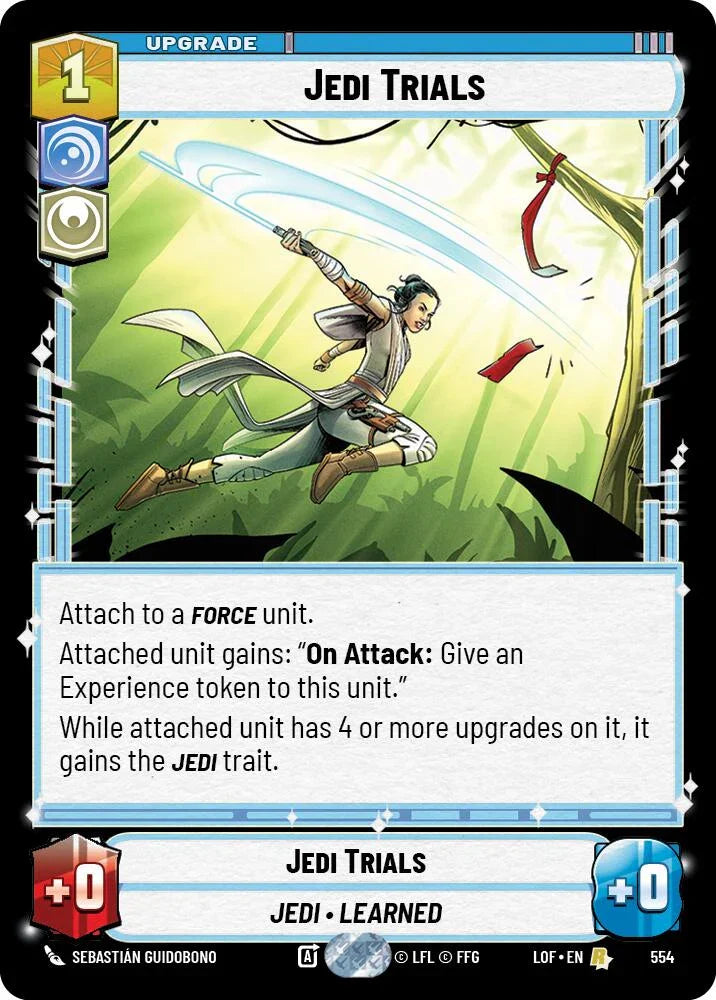 Jedi Trials (554) (Foil) (554) [Legends of the Force] (ONLINE ORDER ONLY)