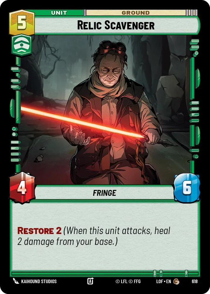 Relic Scavenger (618) (Foil) (618) [Legends of the Force] (ONLINE ORDER ONLY)