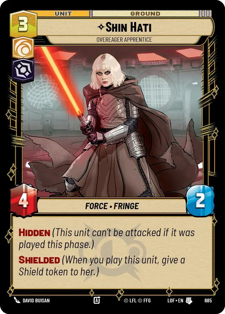 Shin Hati (685) - Overeager Apprentice (Foil) (685) [Legends of the Force] (ONLINE ORDER ONLY)
