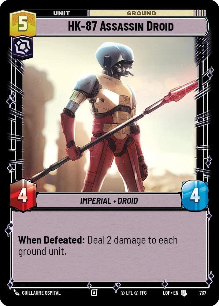 HK-87 Assassin Droid (737) (Foil) (737) [Legends of the Force] (ONLINE ORDER ONLY)