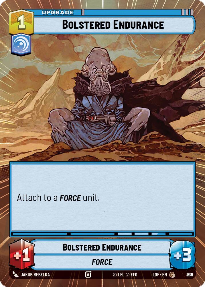 Bolstered Endurance (814) (Hyperspace Foil) (814) [Legends of the Force] (ONLINE ORDER ONLY)