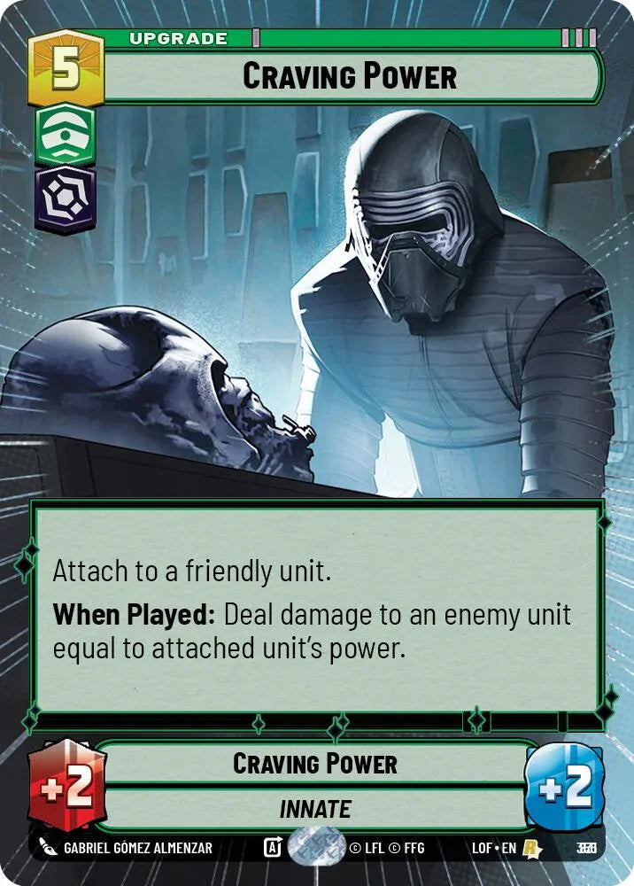 Craving Power (831) (Hyperspace Foil) (831) [Legends of the Force] (ONLINE ORDER ONLY)