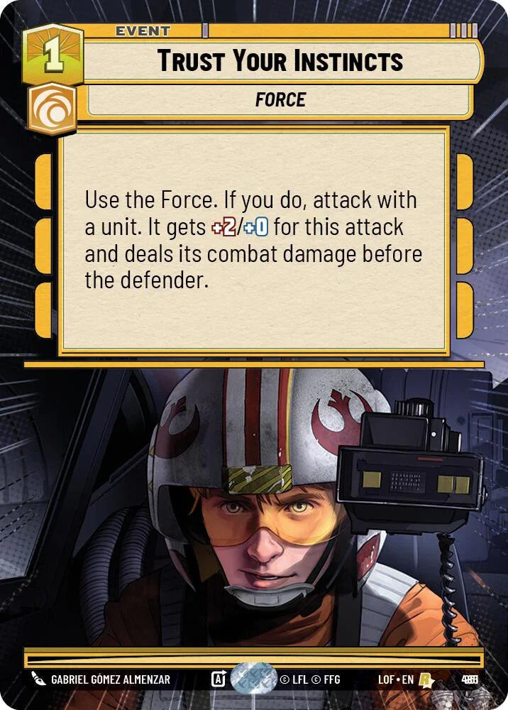 Trust Your Instincts (961) (Hyperspace Foil) (961) [Legends of the Force] (ONLINE ORDER ONLY)