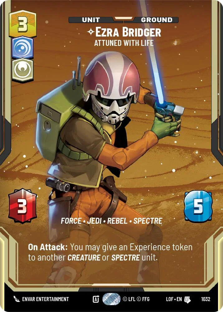Ezra Bridger (1032) - Attuned With Life (Prestige) (1032) [Legends of the Force] (ONLINE ORDER ONLY)