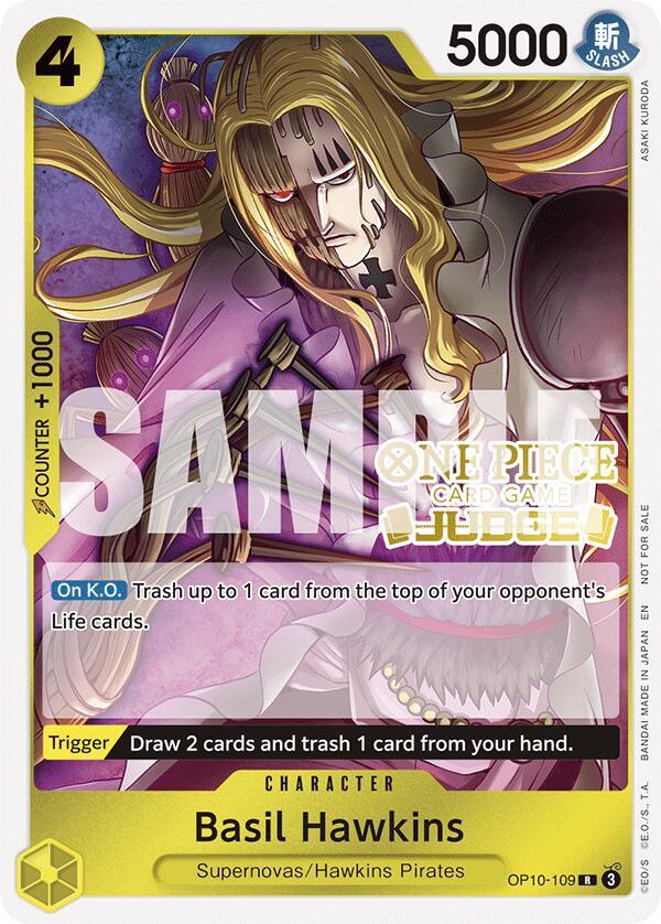 Basil Hawkins (Judge Pack Vol. 6) [One Piece Promotion Cards] (ONLINE ORDER ONLY)