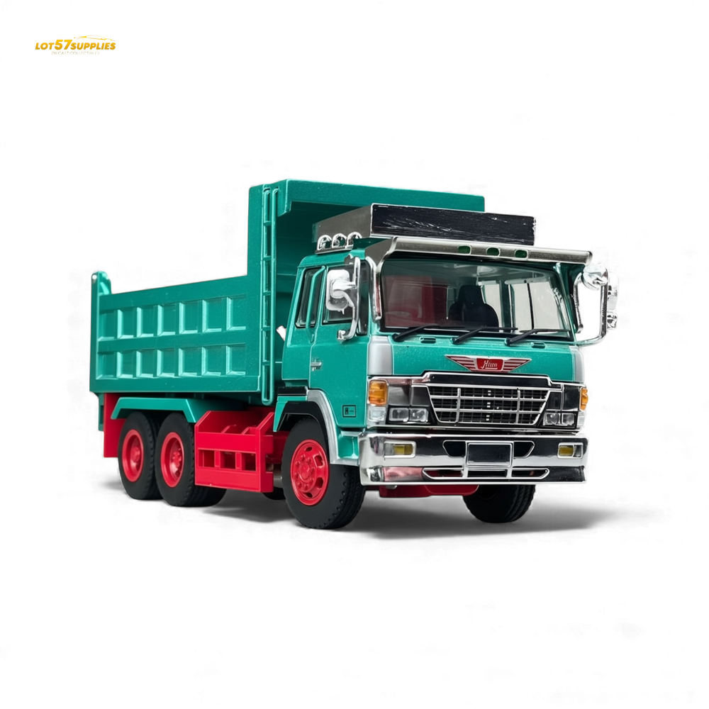 (Pre-Order) DBGT Hino Super Dolphin Dump Truck - Green 1:64 (ONLINE ORDER ONLY)