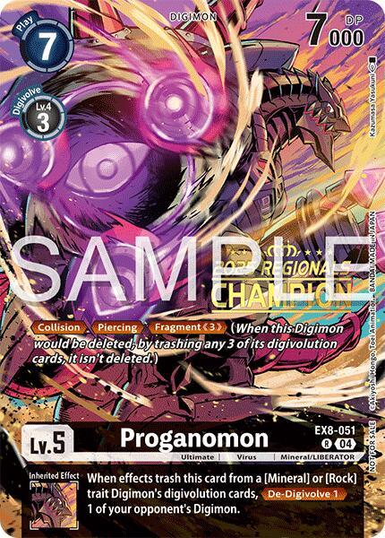 Proganomon [EX8-051] (Regionals 25-26 Season 2 Champion) [Chain of Liberation] (ONLINE ORDER ONLY)