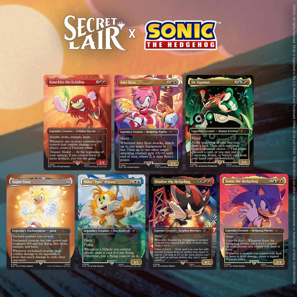 Secret Lair: Drop Series - Secret Lair x Sonic the Hedgehog (Friends & Foes - Non-Foil) (ONLINE ORDER ONLY)