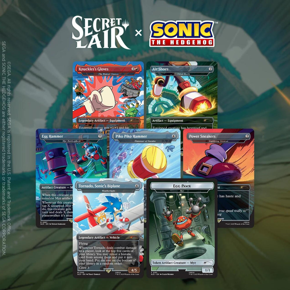 Secret Lair: Drop Series - Secret Lair x Sonic the Hedgehog (Turbo Gear - Non-Foil) (ONLINE ORDER ONLY)