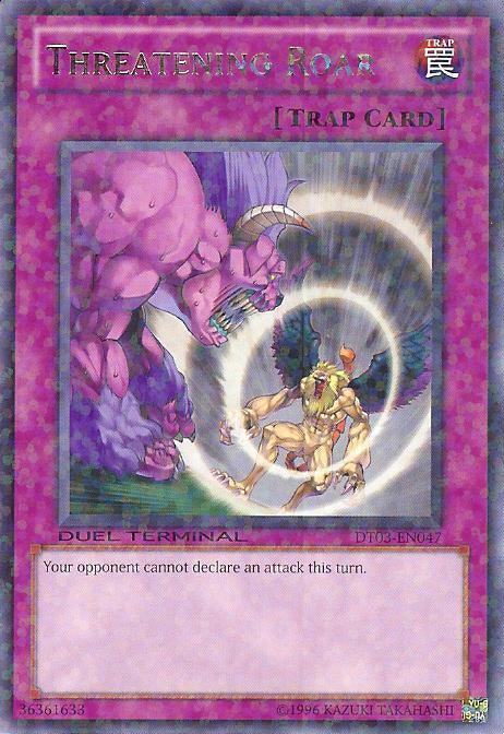 Threatening Roar [DT03-EN047] Rare (ONLINE ORDER ONLY)