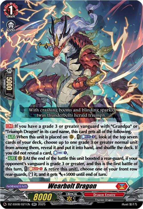 Wearbolt Dragon (DZ-SS08/021EN) [Festival Booster 2025]