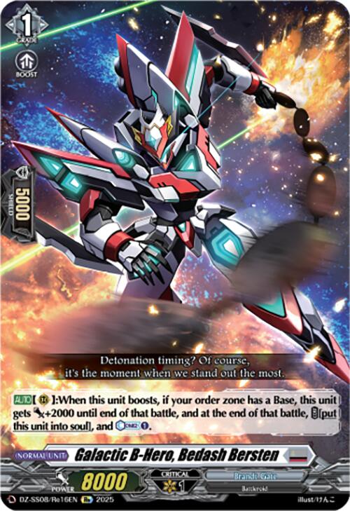 Galactic B-Hero, Bedash Bersten (DZ-SS08/Re16EN) [Festival Booster 2025]
