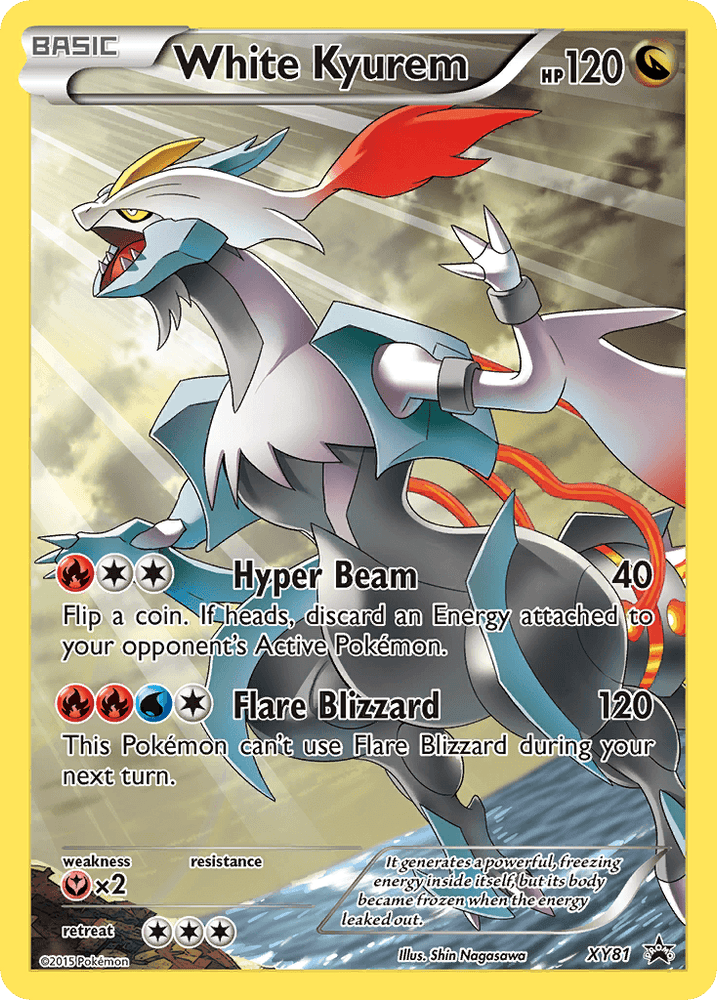White Kyurem (XY81) (Full Art Promo) [XY: Black Star Promos] (Online Only)