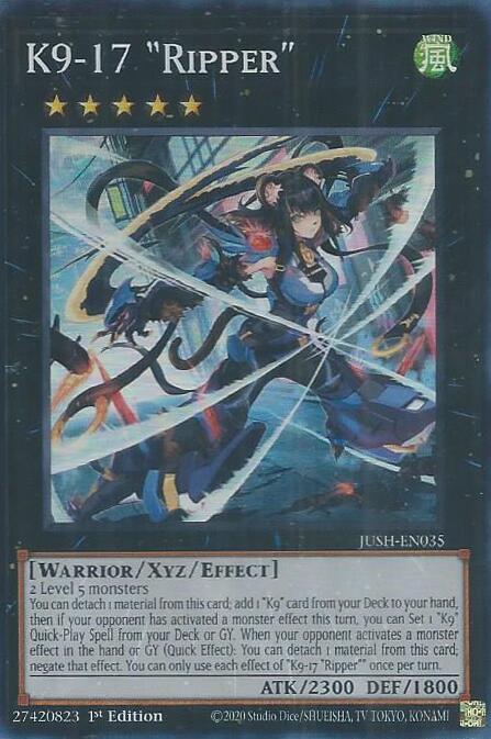 K9-17 "Ripper" [JUSH-EN035] Super Rare
