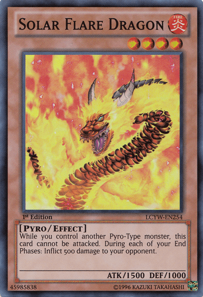 Solar Flare Dragon [LCYW-EN254] Super Rare (ONLINE ORDER ONLY)