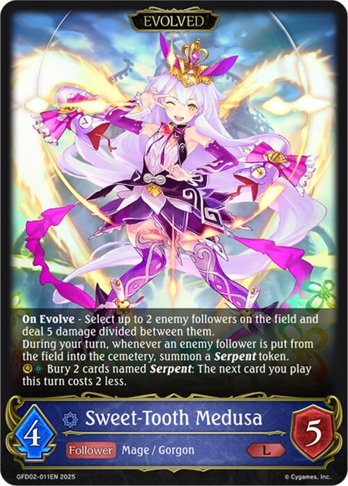 Sweet-Tooth Medusa (Evolved) (GFD02-011EN) [Treacherous Ambitions]