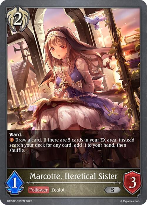 Marcotte, Heretical Sister (GFD02-051EN) [Treacherous Ambitions]