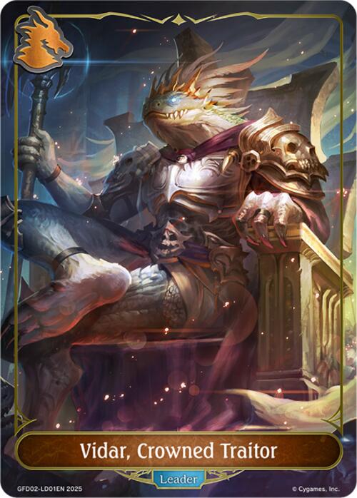 Vidar, Crowned Traitor (GFD02-LD01EN) [Treacherous Ambitions]