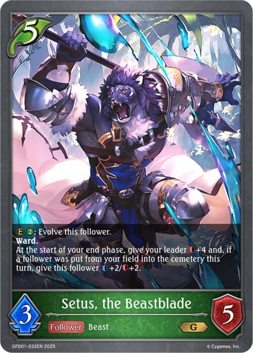 Setus, the Beastblade (GFD01-032EN) [Luxheart Legends]