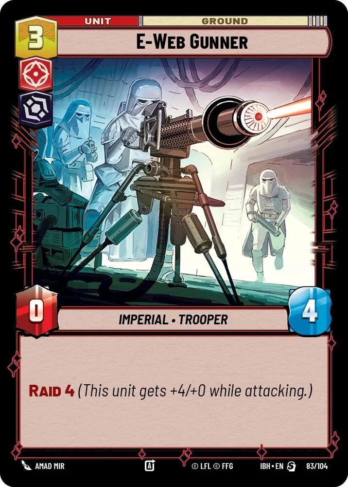 E-Web Gunner (83/104) (83/104) [Intro Battle: Hoth] (ONLINE ORDER ONLY)