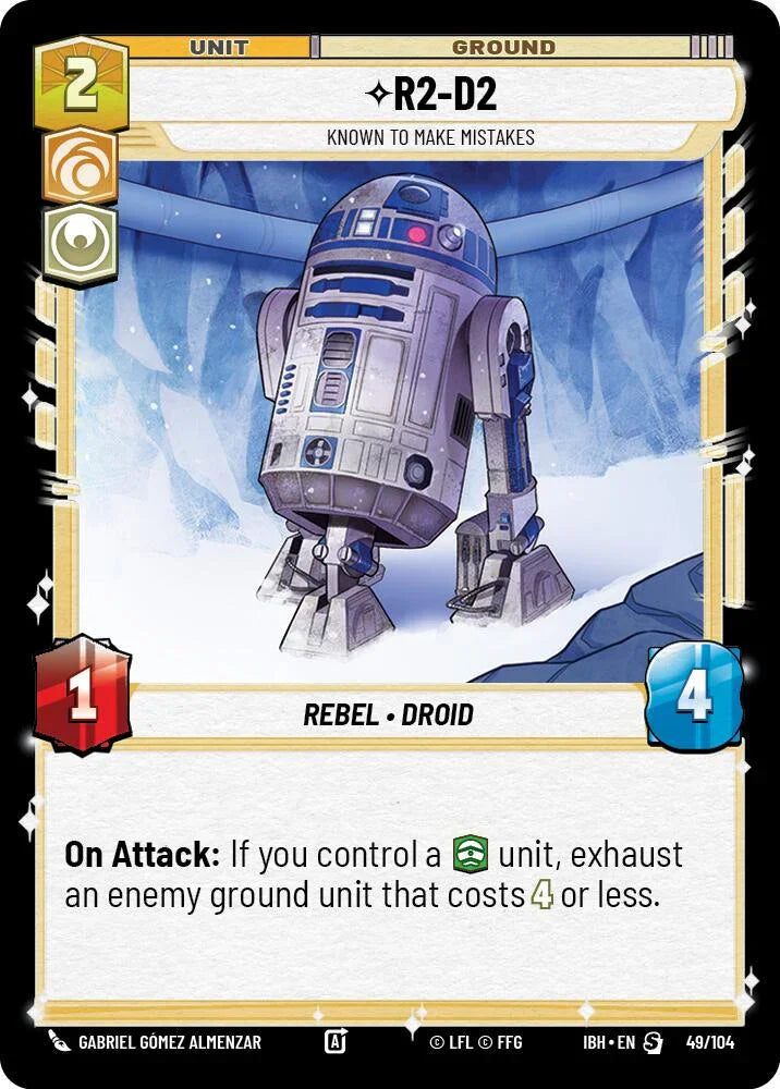 R2-D2 (49/104) - Known to Make Mistakes (49/104) [Intro Battle: Hoth] (ONLINE ORDER ONLY)