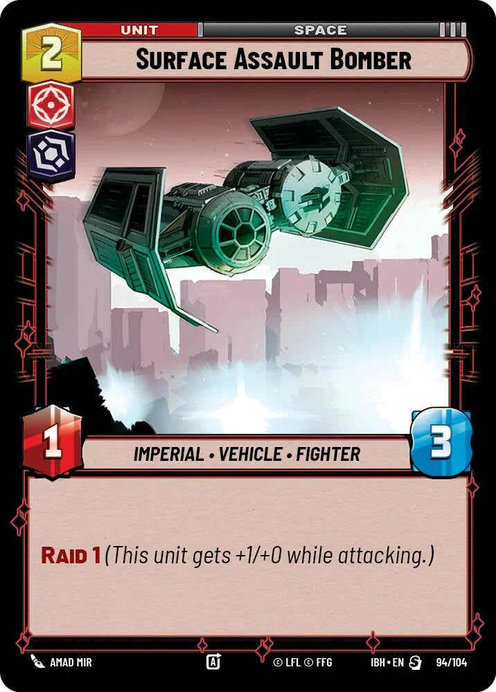 Surface Assault Bomber (94/104) (94/104) [Intro Battle: Hoth] (ONLINE ORDER ONLY)