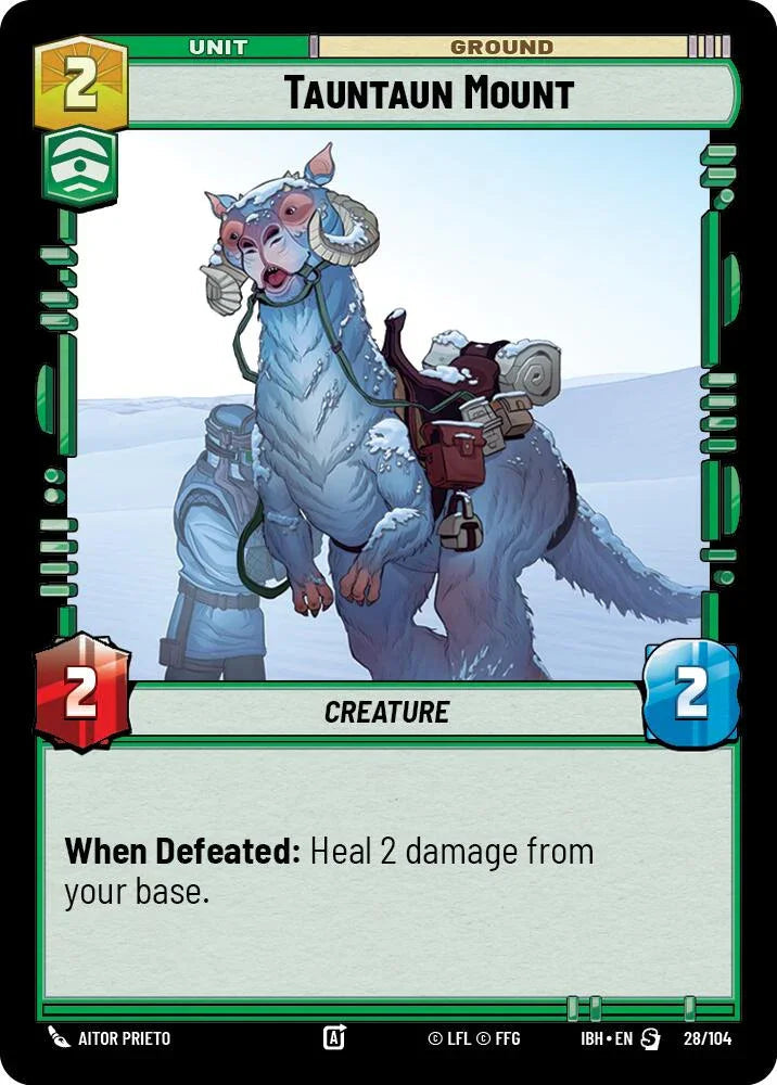 Tauntaun Mount (28/104) (28/104) [Intro Battle: Hoth] (ONLINE ORDER ONLY)