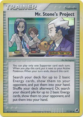 Mr. Stone's Project (77/101) (Stamped) [EX: Dragon Frontiers] (Online Only)