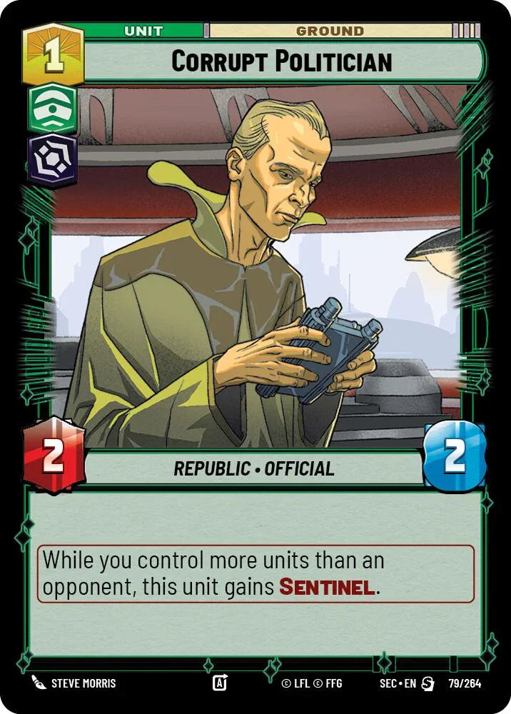 Corrupt Politician (79/264) (79/264) [Secrets of Power] (ONLINE ORDER ONLY)