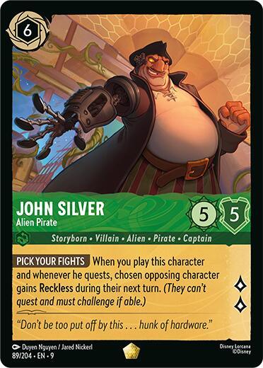 John Silver - Alien Pirate (89/204) [Fabled] (ONLINE ORDER ONLY)