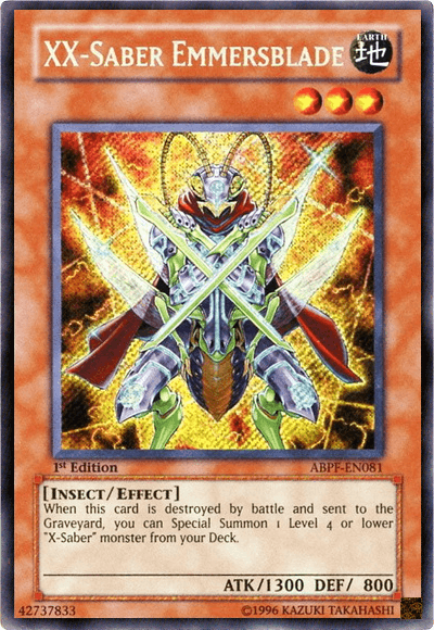 XX-Saber Emmersblade [ABPF-EN081] Secret Rare (ONLINE ORDER ONLY)